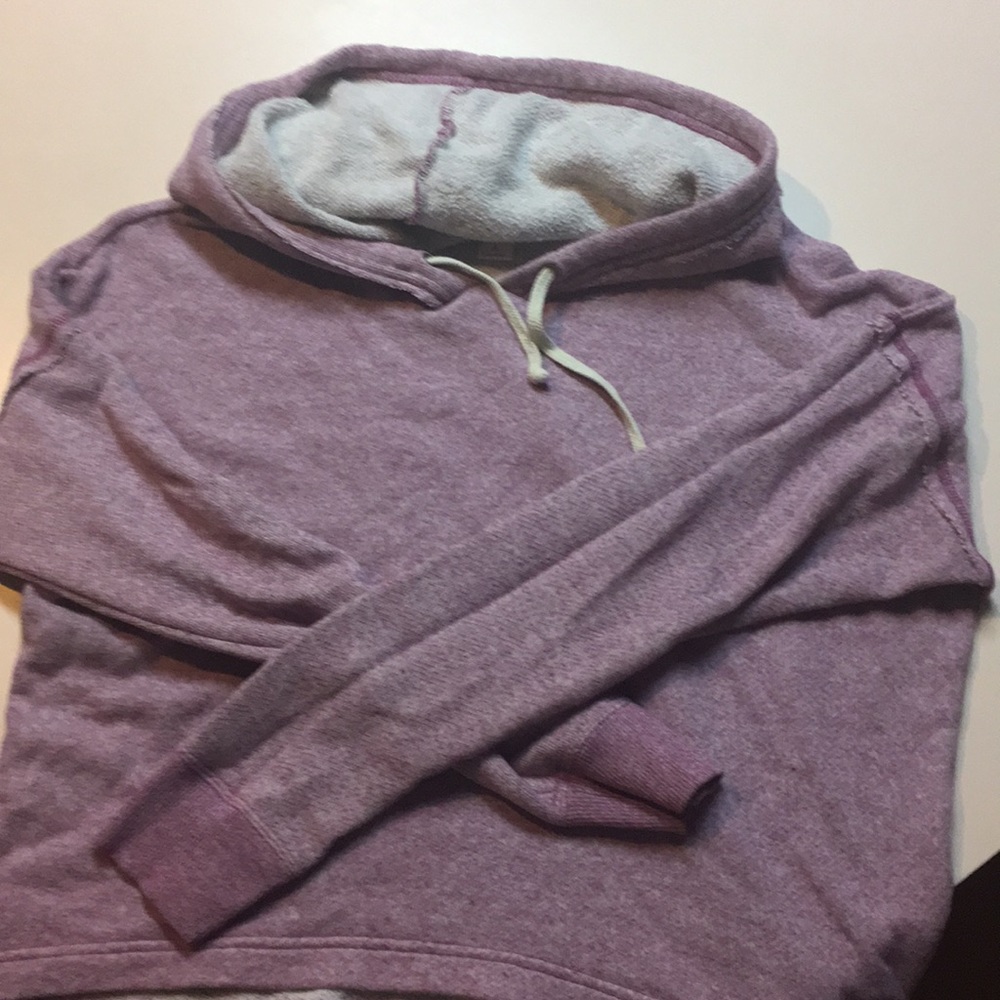 Crop slouchy sweater.